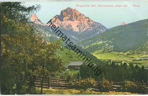 Pragsertal mit Dürrenstein - Verlag Joh. F. Amonn Bozen