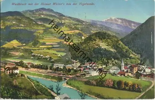 Waidbruck mit der Heimat Walter 's von der Vogelweide - Ponte Gardena - Verlag Postgasthof zur Krone Waidbruck