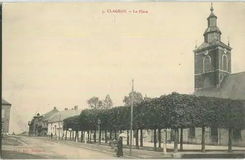 Glageon - La Place - Edit. L. S. Hautmont