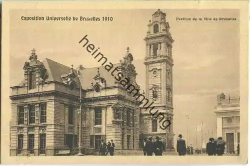 Exposition Universelle Bruxelles 1910 - Pavillon de la Ville de Bruxelles - Edit. V. F. Bruxelles