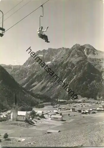 Mittelberg mit Widderstein - Sessellift Zaferna - Verlag Foto-Kessler Riezlern