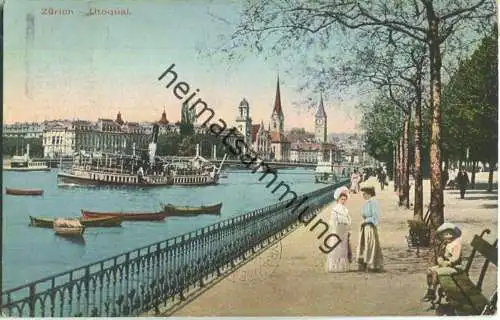 Zürich - Utoquai - Verlag Künzli-Tobler & Co. Zürich
