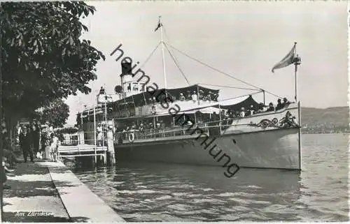 Am Zürichsee - Raddampfer Stadt Zürich - Verlag Photoglob-Wehrli AG Zürich