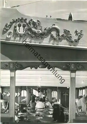 Bugzier und Salon des D/S Stadt Rapperswil - Foto Ch. Kunz Zürich - Verlag Ernst B. Leutwiler Zürich