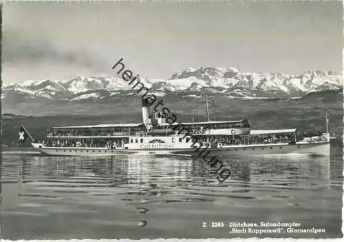 Zürichsee - Salondampfer Stadt Rapperswil - Verlag Beringer & Pampaluchi Zürich