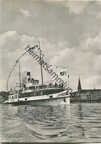 Vierwaldstättersee - Fahrgastschiff Stadt Luzern - Verlag Ernst Brunner Luzern