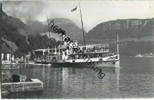 Vierwaldstättersee - Fahrgastschiff Stadt Luzern - Foto-Ansichtskarte - Verlag Globetrotter GmbH Luzern