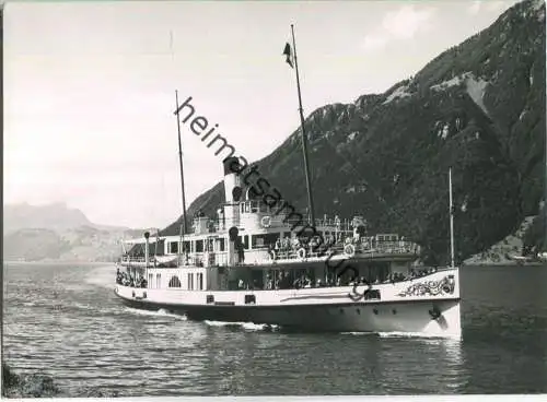 Vierwaldstättersee - Fahrgastschiff Stadt Luzern - Foto-Ansichtskarte