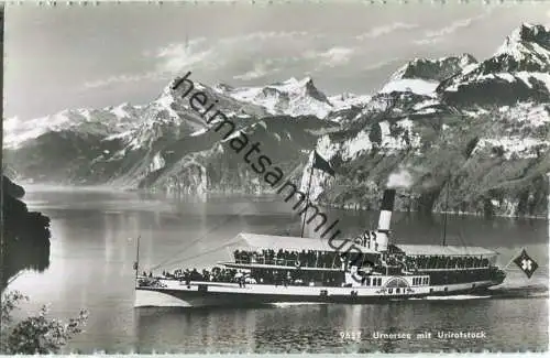 Urner See mit Urirotstock - Fahrgastschiff Uri - Verlag Goetz Luzern