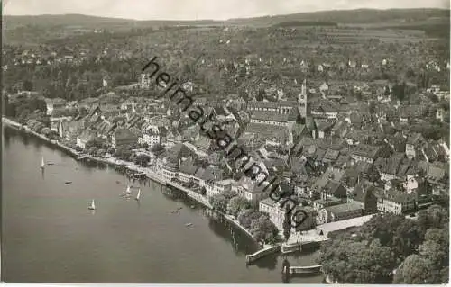 Überlingen - Luftaufnahme - Foto-Ansichtskarte - Verlag Lauterwasser Überlingen