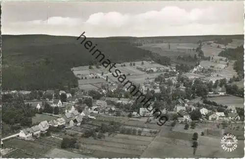 Neuhaus im Solling - Luftaufnahme - Foto-Ansichtskarte - Verlag Fr. Rövesaat Neuhaus