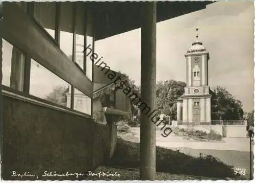 Berlin - Schöneberger Dorfkirche - Popp-Karte Einzelhandabzug - Popp-Verlag Heidelberg