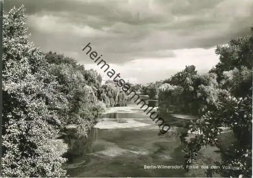 Berlin-Wilmersdorf - Partie aus dem Volkspark - Foto-Ansichtskarte - Verlag Kunst und Bild Berlin