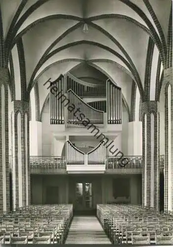 Berlin-Spandau - St. Nikolaikirche - Innenansicht - Orgel - Foto-Ansichtskarte - Verlag Foto Silva Hahn