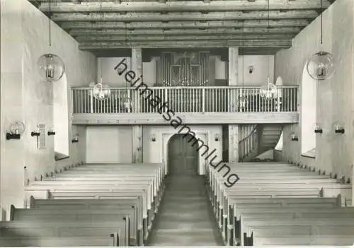 Dorfkirche Lankwitz - Orgel - Innenansicht - Foto-Ansichtskarte - Verlag Eberhard Kirsch Berlin