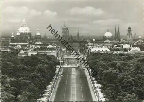 Berlin - Blick von der Siegessäule - Foto-AK Grossformat - Verlag Hans Andres Berlin