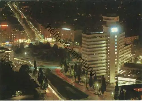 Berlin - SFB und Theodor-Heuss-Platz bei Nacht - Verlag Kunst und Bild Berlin