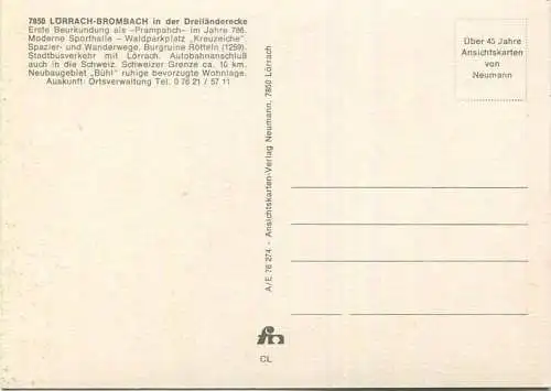 Brombach - AK-Grossformat - Verlag Neumann Lörrach