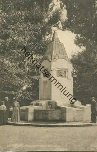 Zürichhorn - Schweizerpsalm-Denkmal - Verlag Carl Künzli-Tobler Zürich