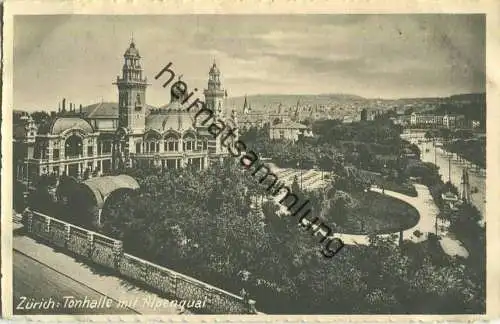 Zürich - Tonhalle mit Alpenquai - Edition Franco-Suisse Berne