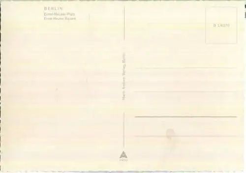 Berlin - Ernst-Reuter-Platz - Hans Andres Verlag Berlin