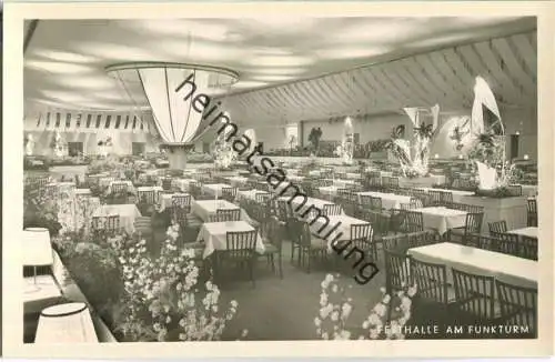 Berlin - Festhalle am Funkturm - Foto-Ansichtskarte - Verlag Carl Köfer Berlin