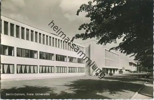 Berlin - Dahlem - Freie Universität - Foto-Ansichtskarte - Verlag Kunst und Bild Berlin