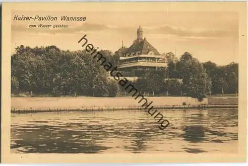 Kaiser-Pavillon - Wannsee - Verlag S. Stojanowitsch Berlin 1913