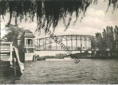 Berlin-Tegel - Hafen-Brücke - Foto-Ansichtskarte - Verlag Foto-Hübner Berlin