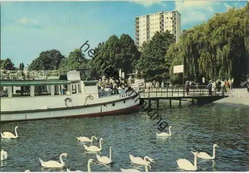 Berlin-Tegel - Dampferanlegestelle und Strandpromenade - Dampfer Falke - Andres + Co. Verlag Berlin