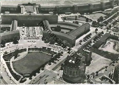 Berlin - Zentralflughafen mit Platz der Luftbrücke - Luftbild - Foto-Ansichtskarte - Verlag Gert Huffert Berlin