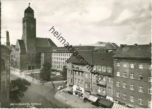 Berlin-Neukölln - Rathaus - Foto-Ansichtskarte - Verlag Kunst und Bild Berlin