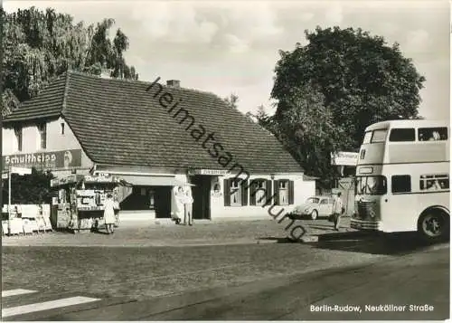 Berlin-Rudow - Neuköllner Strasse - Zum Alten Krug - Foto-Ansichtskarte - Verlag Kunst und Bild Berlin