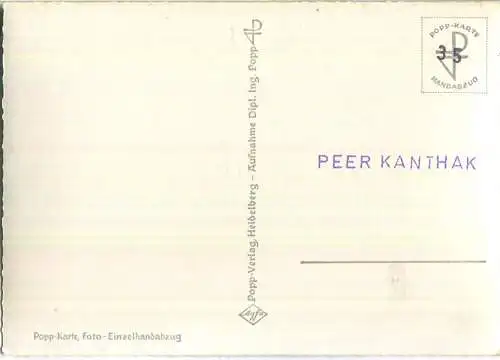 Berlin - Hansa-Viertel - Foto-Ansichtskarte - Popp-Karte Einzelhandabzug - Popp-Verlag Heidelberg