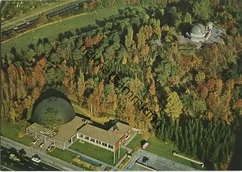 ZEISS-Planetarium und Wilhelm-Foerster-Sternwarte am Insulaner - Foto-AK - Luftaufnahme