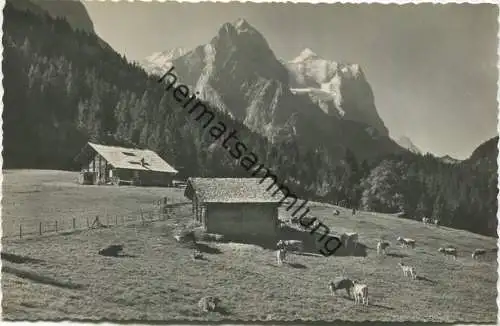 Rosenlaui - Well- und Wetterhorn - Foto-AK - Verlag Walter Schild Interlaken