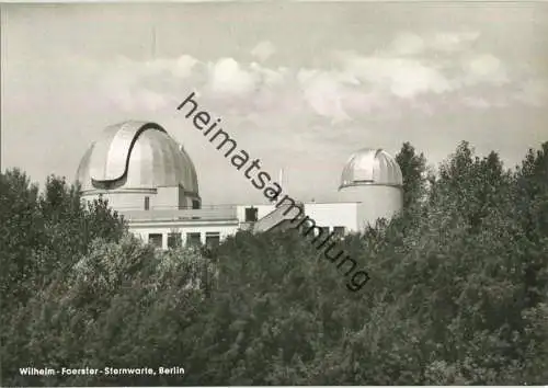 Berlin - Wilhelm-Foerster-Sternwarte - Foto-Ansichtskarte