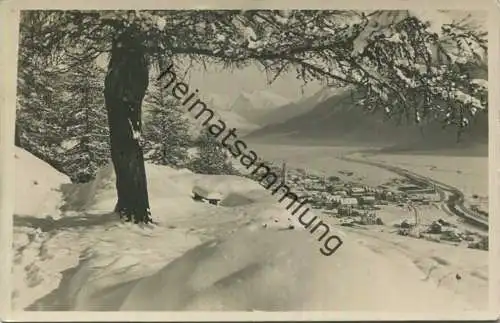 Samaden - Foto-AK - Verlag G. Sommer Samaden gel. 1935