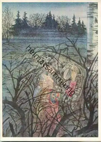 Abschied Serie 28 Bild 6 - 1974 Sulamith Wülfing-Verlag Wuppertal-Elberfeld