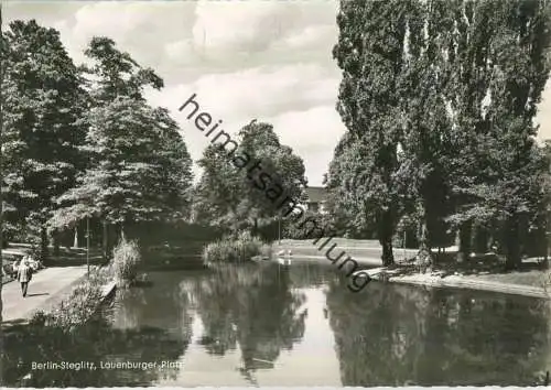 Berlin-Steglitz - Lauenburger Platz - Foto-Ansichtskarte - Verlag Kunst und Bild Berlin