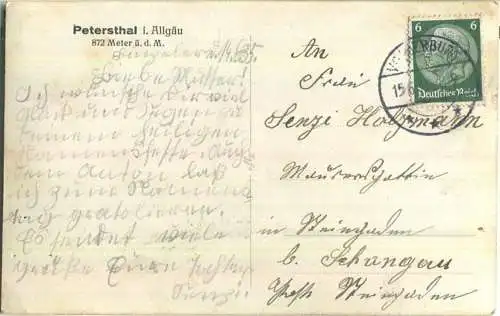 Petersthal - Foto-Ansichtskarte