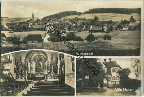 Winterbach - Villa Neher - Foto-Ansichtskarte - Verlag M. Reitmaier Zusmarshausen