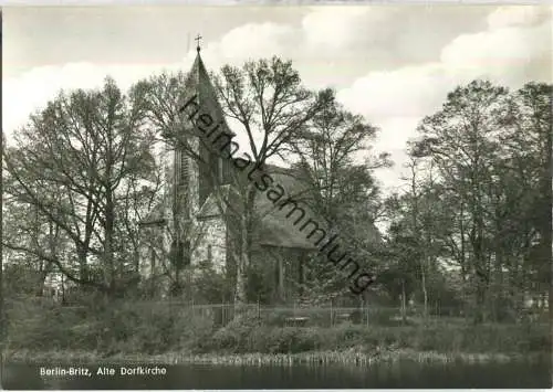 Berlin-Britz - Alte Dorfkirche - Foto-Ansichtskarte - Verlag Kunst und Bild Berlin