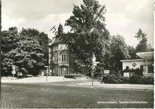 Berlin-Lankwitz - Theodor Fontane-Haus - Foto-Ansichtskarte - Verlag Kl.-P. Heyn Berlin