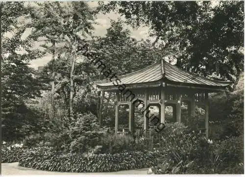 Botanischer Garten Berlin - Japanische Gartenlaube - Verlag W. Domke Berlin