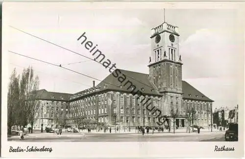 Berlin - Schöneberg - Rathaus - Foto-Ansichtskarte - Verlag Hans Fleischer GmbH Berlin