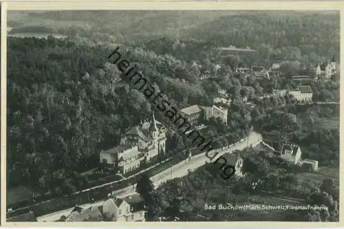 Bad Buckow - Fliegeraufnahme - Junkers Luftbild - Foto-Ansichtskarte - Verlag Helff & Stein Leipzig 30er Jahre
