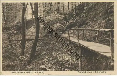 Bad Buckow - Teufelsbrücke-Silberkehle - Verlag W. Meyerheim Berlin