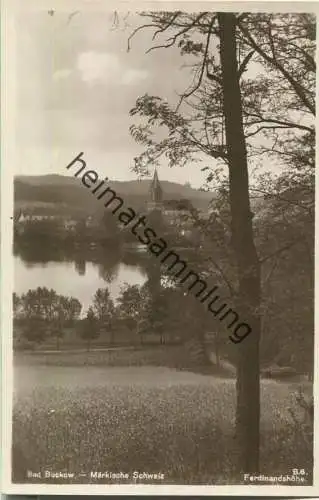 Bad Buckow - Ferdinandshöhe - Foto-Ansichtskarte - Verlag Rudolf Lambeck Berlin 30er Jahre