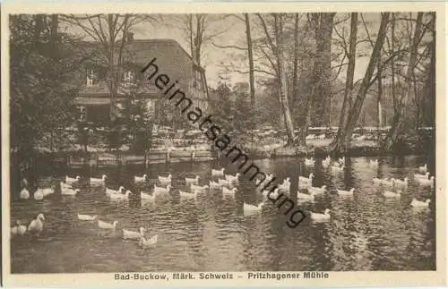 Bad Buckow - Pritzhagener Mühle Inhaber O. Falkenberg - Verlag W. Meyerheim Berlin 30er Jahre